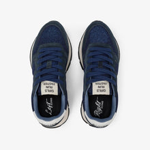 Carica l'immagine nel visualizzatore di Gallery, Sun68 Sneakers donna Ally Glitter in mesh e suede navy blue