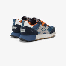 Carica l'immagine nel visualizzatore di Gallery, Sun68 Sneakers Uomo Jaki Outdoor in mesh e suede blu e grigio