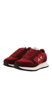 Carica l'immagine nel visualizzatore di Gallery, Sun68 Sneakers donna Ally Glitter in mesh e suede bordeaux
