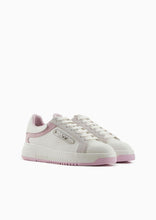 Carica l'immagine nel visualizzatore di Gallery, Emporio Armani Sneakers in pelle con placca aquila