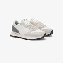 Carica l'immagine nel visualizzatore di Gallery, Sun68 Sneakers donna Ally Studs in similpelle e suede bianco e grigio