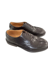 Carica l'immagine nel visualizzatore di Gallery, Douglas Scarpe stringate uomo artigianali coda di rondine marroni