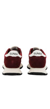 Carica l'immagine nel visualizzatore di Gallery, Sun68 Sneakers donna Ally Glitter in mesh e suede bordeaux