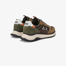 Carica l'immagine nel visualizzatore di Gallery, Sun68 Sneakers Uomo Fire & Camping in cordura e suede marroni