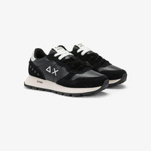 Carica l'immagine nel visualizzatore di Gallery, Sun68 Sneakers donna Ally Studs in similpelle e suede nero