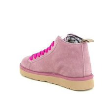 Carica l'immagine nel visualizzatore di Gallery, PANCHIC P001 sneakers da donna in camoscio rosa con pelliccetta