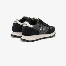 Carica l'immagine nel visualizzatore di Gallery, Sun68 Sneakers donna Ally Glitter in mesh e suede nero/argento