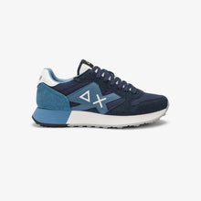 Carica l'immagine nel visualizzatore di Gallery, Sun68 Sneakers Uomo Jaki Solid in nylon e suede navy blue
