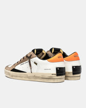 Carica l'immagine nel visualizzatore di Gallery, CRIME LONDON sneakers uomo sk8 deluxe burnt camo bianche/beige
