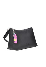 Carica l'immagine nel visualizzatore di Gallery, Sun68 borsa donna bowling in neoprene nero con tracolla e charm