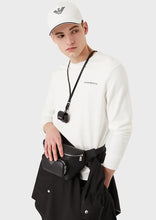 Carica l'immagine nel visualizzatore di Gallery, Emporio Armani cappello da baseball stampa aquila bianco