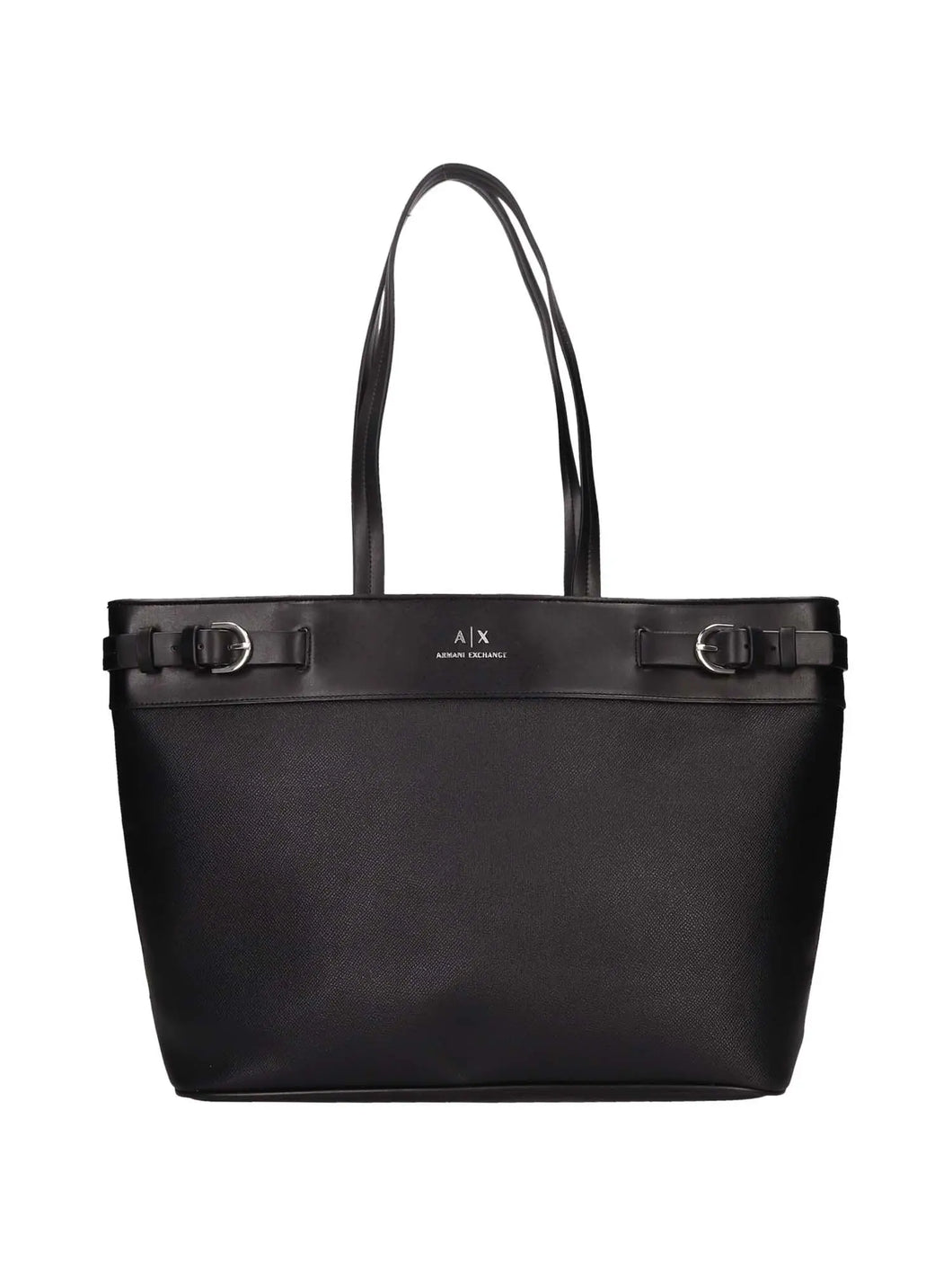 Armani Exchange Borsa a spalla grande nera