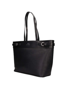 Armani Exchange Borsa a spalla grande nera