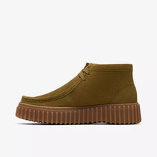 Carica l'immagine nel visualizzatore di Gallery, Clarks  Pelle Scamosciata Verde Oliva
