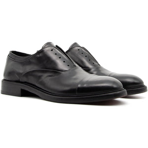PAWELK'S Scarpe stringate uomo in pelle nere SIERRA TONY