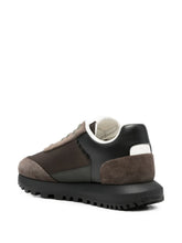 Carica l'immagine nel visualizzatore di Gallery, Emporio Armani Sneakers stringate in tessuto tecnico e camoscio
