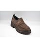 Janet&Janet mocassino in suede dark brawn