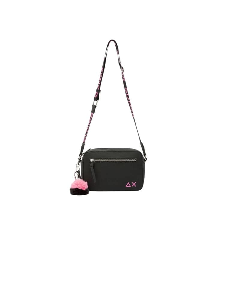 Sun68 borsa donna crossbody in neoprene nera