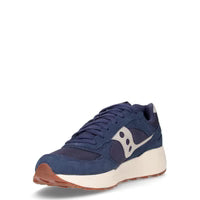 Carica l'immagine nel visualizzatore di Gallery, Saucony Eclipse-c sneaker in pelle e tessuto navy
