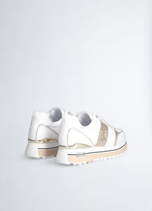 Liu Jo Sneakers bianche platform in pelle