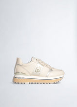 Carica l&#39;immagine nel visualizzatore di Gallery, Liu Jo Sneakers beige platform in pelle
