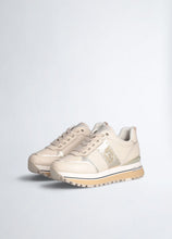 Carica l&#39;immagine nel visualizzatore di Gallery, Liu Jo Sneakers beige platform in pelle
