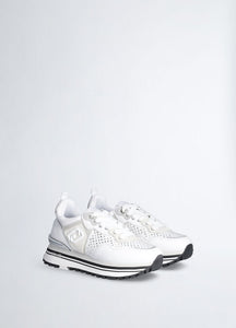 Liu Jo Sneakers platform bianche con strass FW COLLECTION