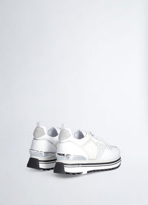 Liu Jo Sneakers platform bianche con strass FW COLLECTION