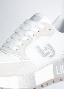 Liu Jo Sneakers platform in suede e mesh SS Collection