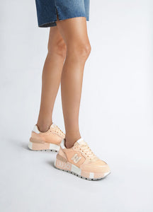 Liu Jo Sneakers platform in suede e mesh SS Collection