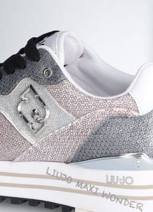 Liu Jo Sneakers platform con paillettes glitter SS Collection