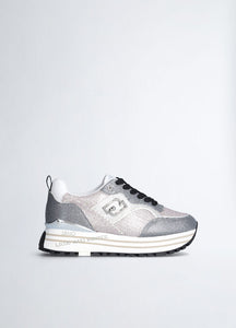 Liu Jo Sneakers platform con paillettes glitter SS Collection