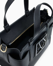 Carica l'immagine nel visualizzatore di Gallery, Armani Exchange Borsa shopping Susy con logo e tracolla rimovibile
