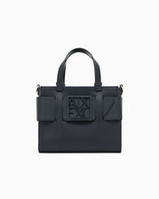 Carica l'immagine nel visualizzatore di Gallery, Armani Exchange Borsa shopping Susy con logo e tracolla rimovibile

