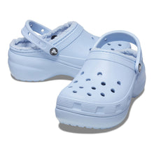 Carica l&#39;immagine nel visualizzatore di Gallery, CROCS Classic Platform Lined Clog W con pelliccetta FW COLLECTION
