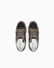 Emporio Armani Sneakers stringate in camoscio e mesh con dettagli in pelle