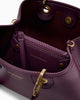 Emporio Armani Shopper piccola MyEA stampa cervo viola