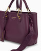 Emporio Armani Shopper piccola MyEA stampa cervo viola