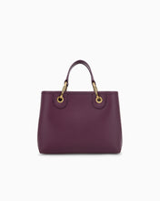 Carica l'immagine nel visualizzatore di Gallery, Emporio Armani Shopper piccola MyEA stampa cervo viola
