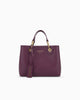 Emporio Armani Shopper piccola MyEA stampa cervo viola