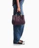 Emporio Armani Shopper piccola MyEA stampa cervo viola