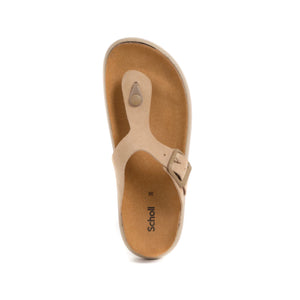 Scholl infradito beige sughero