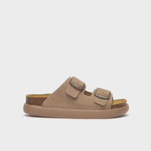 Carica l&#39;immagine nel visualizzatore di Gallery, Scholl ciabatte in sughero beige scuro
