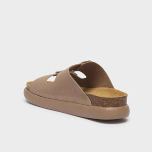 Scholl ciabatte in sughero beige scuro