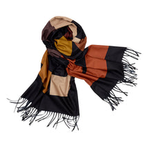 Carica l&#39;immagine nel visualizzatore di Gallery, MBRC Foulard donna con scritta mbrc colori terra
