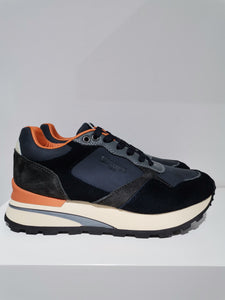 Blauer sneaker in pelle FW COLLECTION