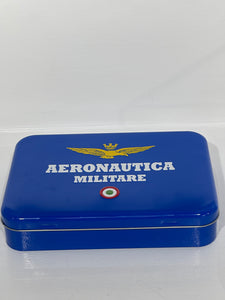 Aeronautica Militare Cofanetto Set portafoglio e portachiavi nero