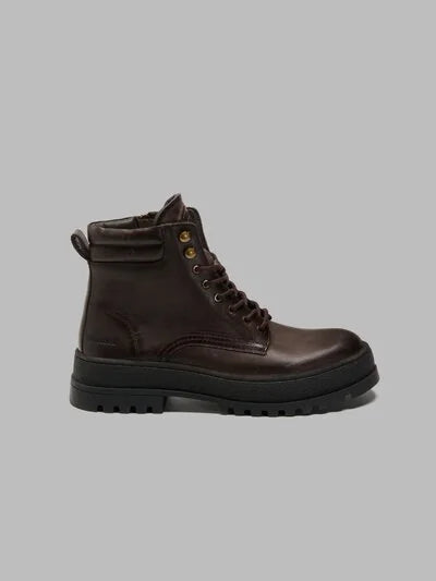 Blauer scarponcini uomo marroni in pelle COMBAT IUKA01-LEA