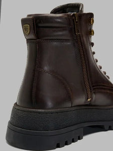 Blauer scarponcini uomo marroni in pelle COMBAT IUKA01-LEA