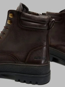 Blauer scarponcini uomo marroni in pelle COMBAT IUKA01-LEA